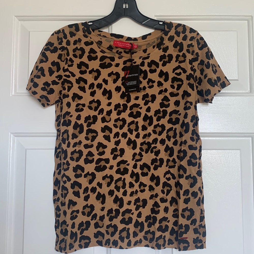 N philanthropy Leopard Harlow Tee